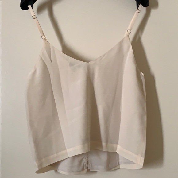 Madewell Silk Button-Down Cami - Picture 3 of 6